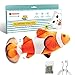 Potaroma Cat Toys Flopping Fish with SilverVine and Catnip Moving Kitten Kicker Floppy Wiggle Clownfish for Small Dogs Motion Kitty Interactive Exercise 105 Inches - Image 3