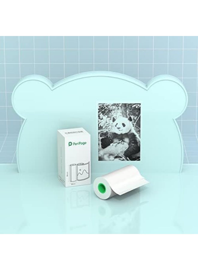 PeriPage 56x30mm (2inch) Translucent Thermal Paper (Self-Adhesive Plastic Paper) For A6, A6 HD, A9s MAX, A40 and Other 2inch Thermal Printers. (5yr Translucent Photo Sticker 1Roll in Box) - Image 5