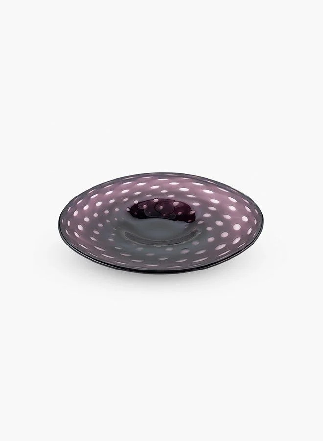 تو إكس إل هوم Platter With Bubble Effect Purple