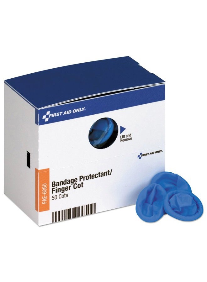 Inc FAE6150 Refill F/smartcompliance Gen Business Cabinet, Finger Cots, Blue, Nitrile, 50/bx
