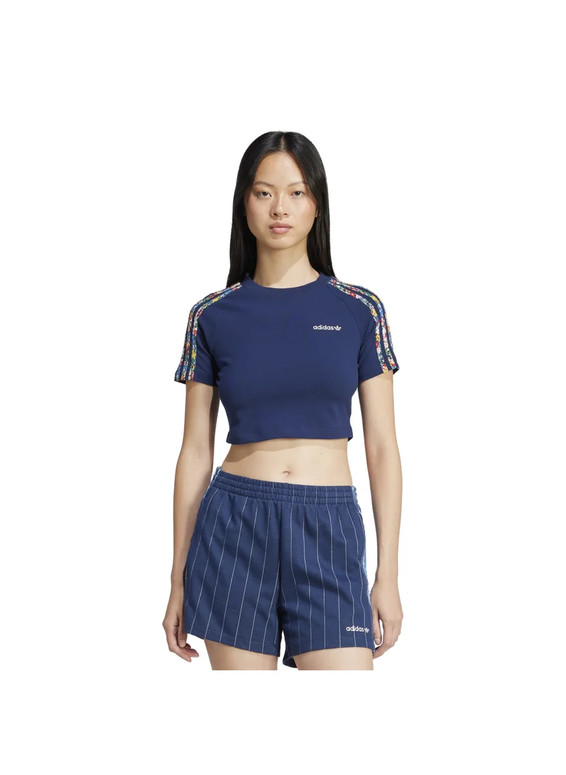 اديداس adidas LIBERTY BBY TEE Blue Originals Women TOPS