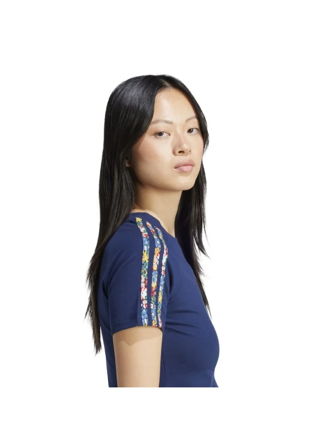 adidas Originals LIBERTY BBY TEE Blue Originals Women TOPS