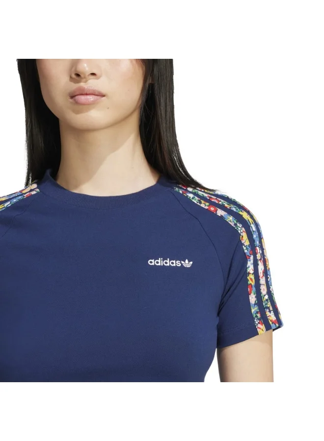 adidas Originals LIBERTY BBY TEE Blue Originals Women TOPS