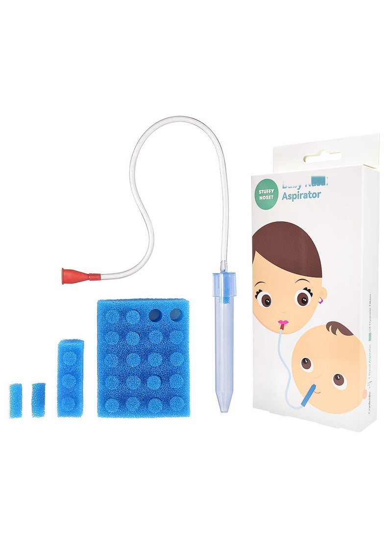 20-Piece Filters Set ，Baby Nosefrida Filter - Disposable Hygiene Filters，Premium Nasal Aspirator Hygiene Filters，Foam Sponge Nasal Aspirator Filters Accessory for Baby Nasal Aspirator Replacement Cleaning ﻿，Children's Nose Filter，Baby Nasal Aspirator - Image 2