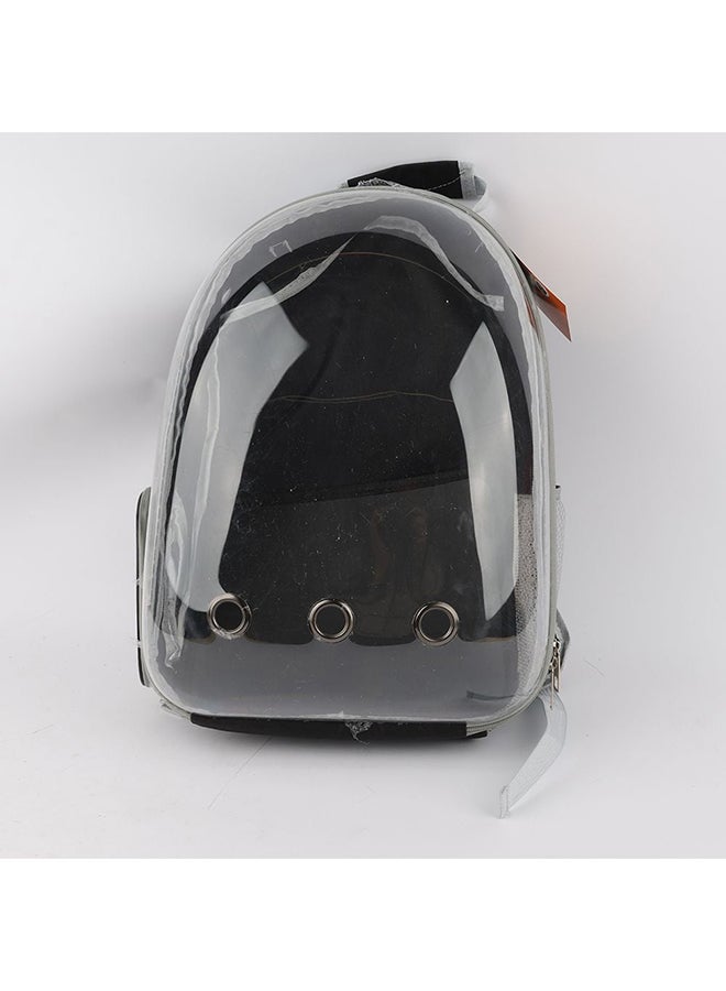 milano Space Capsule Pet Backpack Carrier for Cats & Small Dogs – Breathable Transparent Dome Design, Ventilated Travel Bag with Shoulder Straps for Outdoor, Hiking & Vet Trips  L32XW26XH41Cm - Image 1