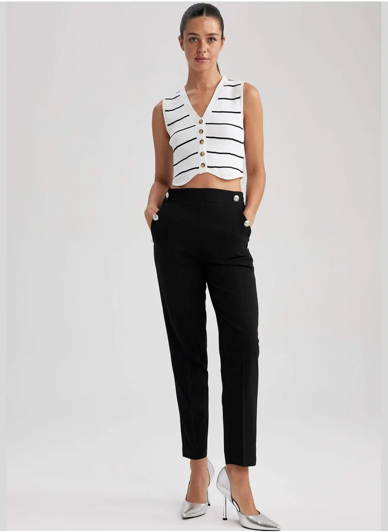 DeFacto Woman Carrot Fit Woven Trousers