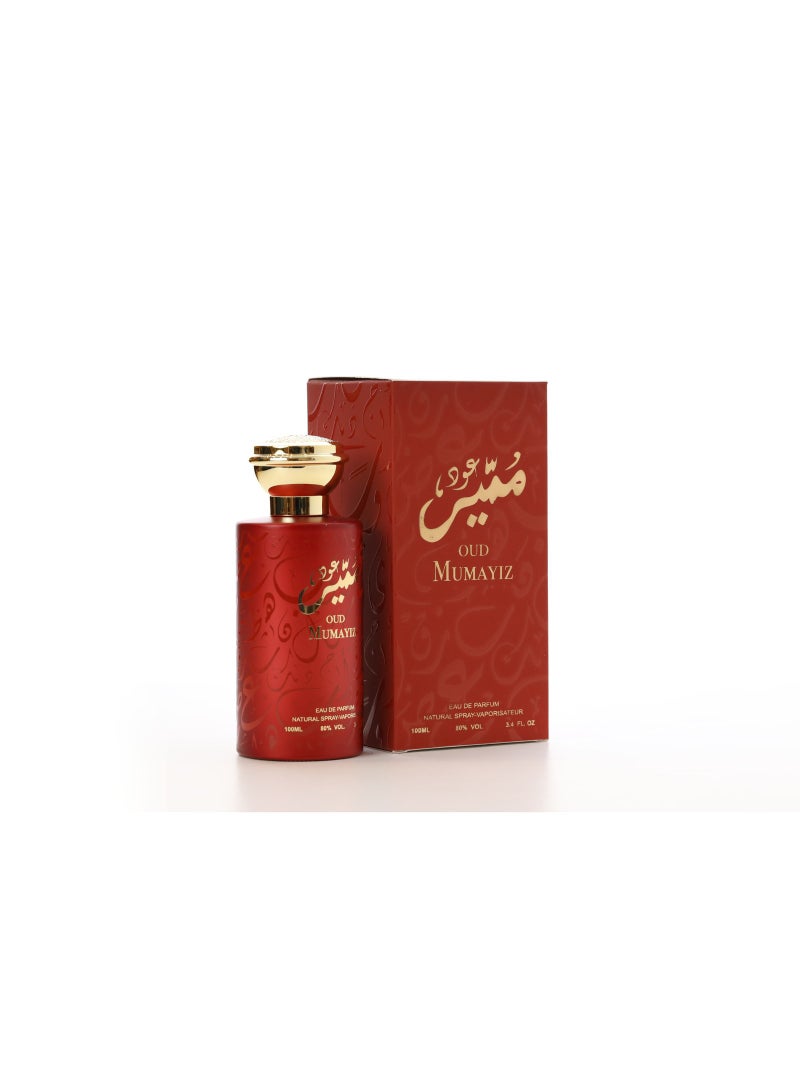 WORLD GOLDEN PERFUMES Oud Mumayiz Eau De Parfum - 100ml | WORLD GOLDEN PERFUMES | Natural Spray  - Image 1