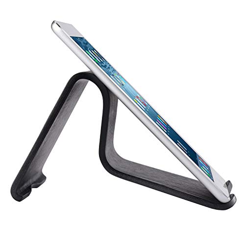 SAMDI Wood Tablet Stand, Wooden iPad Holder: Desktop Stand Holder Dock for new iPad 2017 Pro 9.7, 10.5, Air mini 2 3 4, Kindle, Nexus, Accessories, Tab, E-reader, other Tablets(4-13 inch)-Black Walnut - Image 5