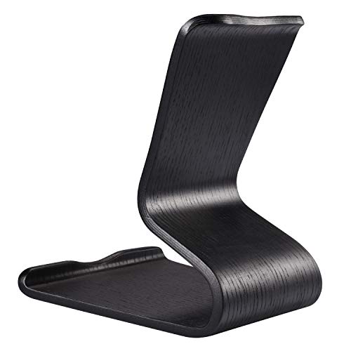 SAMDI Wood Tablet Stand, Wooden iPad Holder: Desktop Stand Holder Dock for new iPad 2017 Pro 9.7, 10.5, Air mini 2 3 4, Kindle, Nexus, Accessories, Tab, E-reader, other Tablets(4-13 inch)-Black Walnut - Image 3