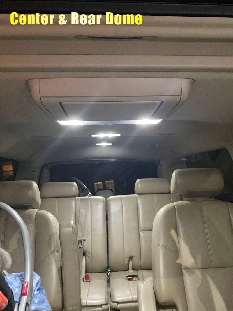 ENDPAGE 20-Piece White Interior LED Light Kit for Chevrolet Tahoe/Suburban, GMC Yukon (2000-2006) - Image 4