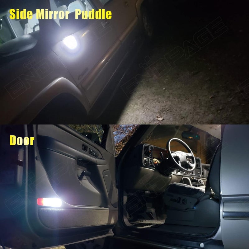 ENDPAGE 20-Piece White Interior LED Light Kit for Chevrolet Tahoe/Suburban, GMC Yukon (2000-2006) - Image 5