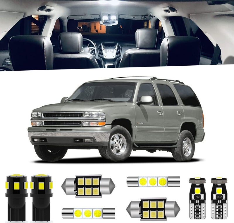 ENDPAGE 20-Piece White Interior LED Light Kit for Chevrolet Tahoe/Suburban, GMC Yukon (2000-2006) - Image 1