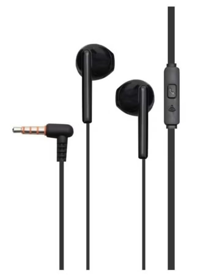 Celebrat G6 Wired Stereo Earphone With Microphone - Black - Image 1