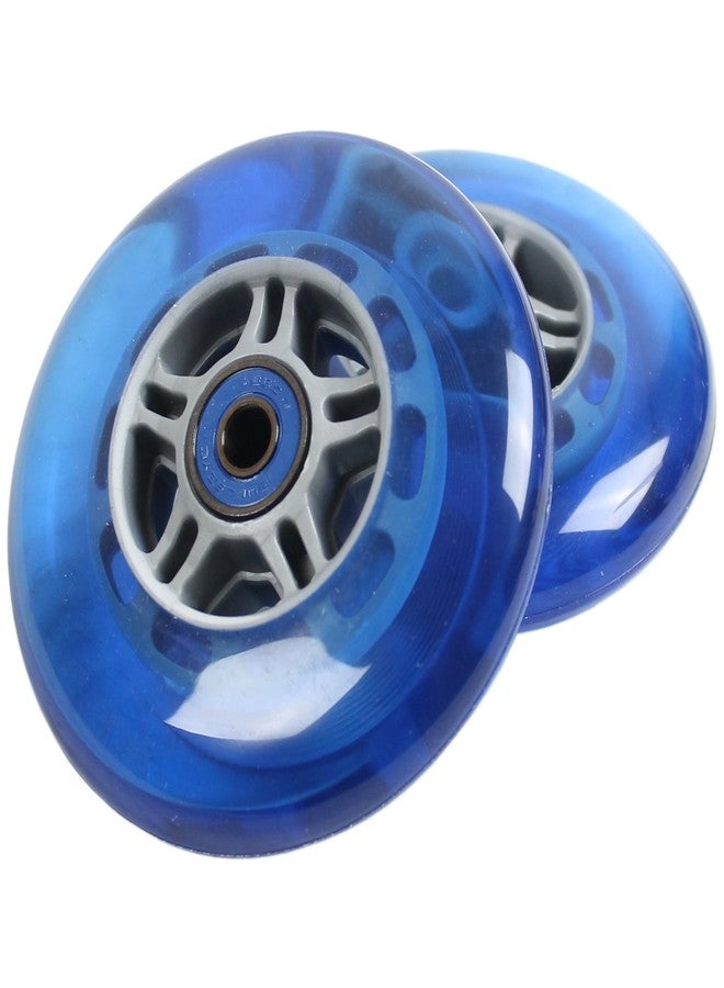 عجلات بديلة لسكوتر TGM Skateboards Razor، محامل ABEC 7، مقابض المقود (أزرق/أزرق) - Image 2