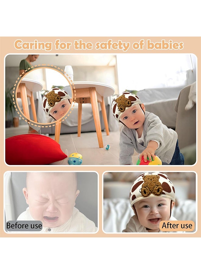 Baby Helmet for Crawing Walking Baby Head Protector Soft Infant Safety Helmet Anti-Fall Head Protector Adjustable Breathable Toddler Helmet for Crawling and Walking - Image 5