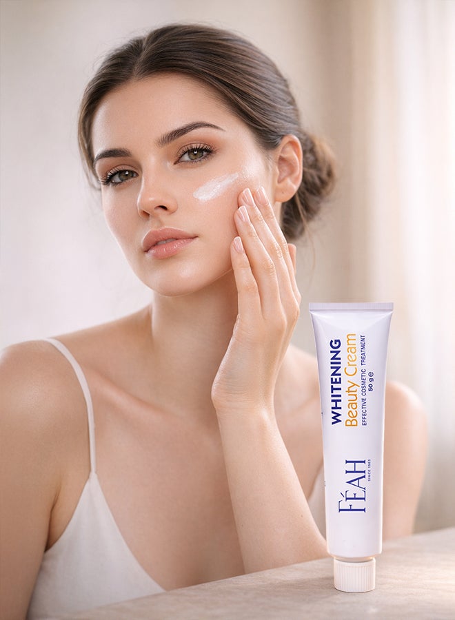 Feah Whitening Beauty Cream for Brighter & Even Skin Tone 50ml Tube - Image 5