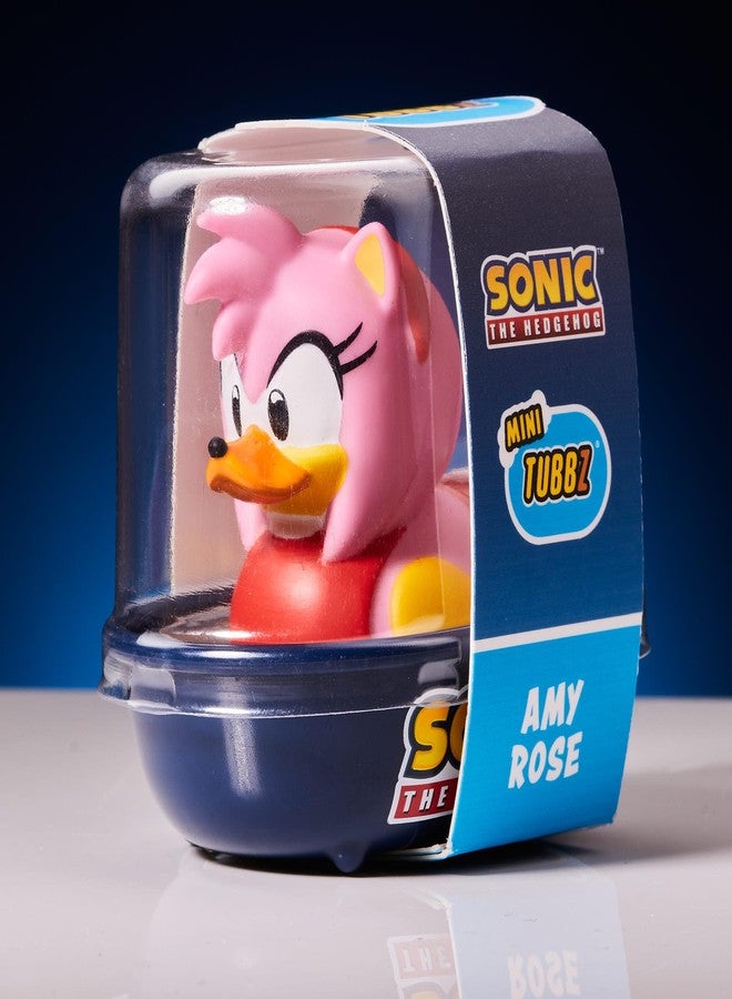 TUBBZ Mini Amy Rose Collectible Vinyl Rubber Duck Figure - Official Sonic The Hedgehog Merchandise - Kids TV, Movies & Video Games - Image 2