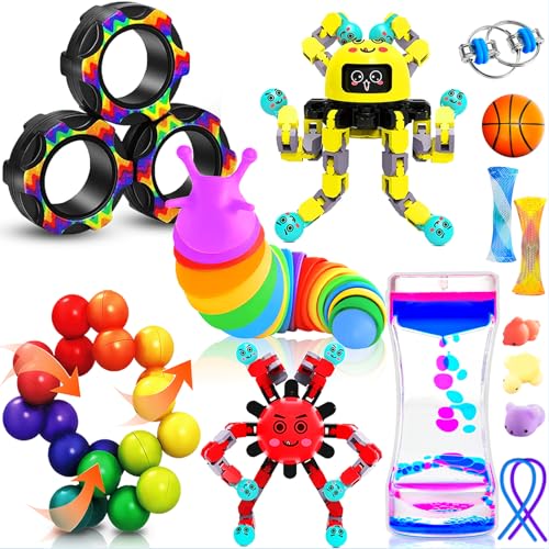 Dr.Kbder 15Pack Fidget Toys Bulk for Kids Adult Easter Basket Stuffers Gifts Sensory Autism ADHD Autistic Figette Classroom Treasure Prize Box School Must Have Stress Anxiety for Age 57 812 Valentines Day - Image 1