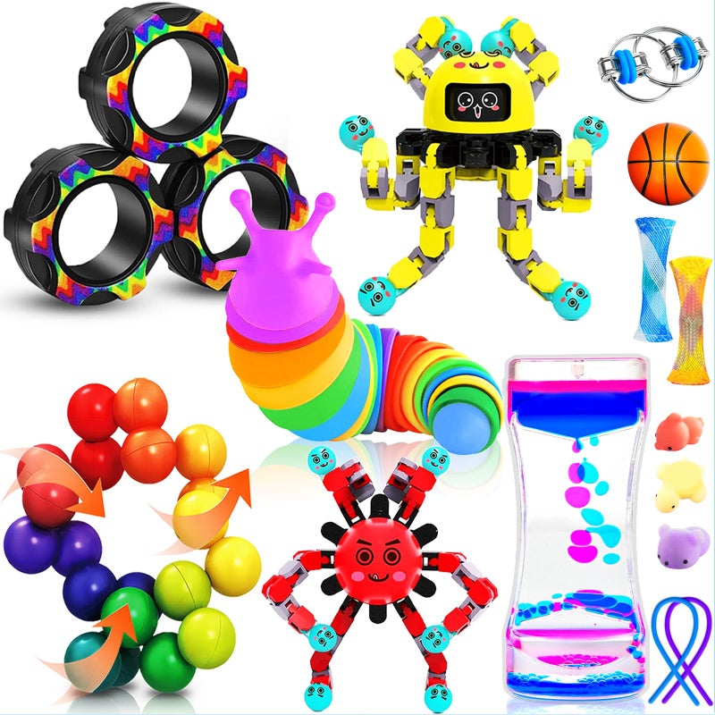 Dr.Kbder 15Pack Fidget Toys Bulk for Kids Adult Easter Basket Stuffers Gifts Sensory Autism ADHD Autistic Figette Classroom Treasure Prize Box School Must Have Stress Anxiety for Age 57 812 Valentines Day - Image 3