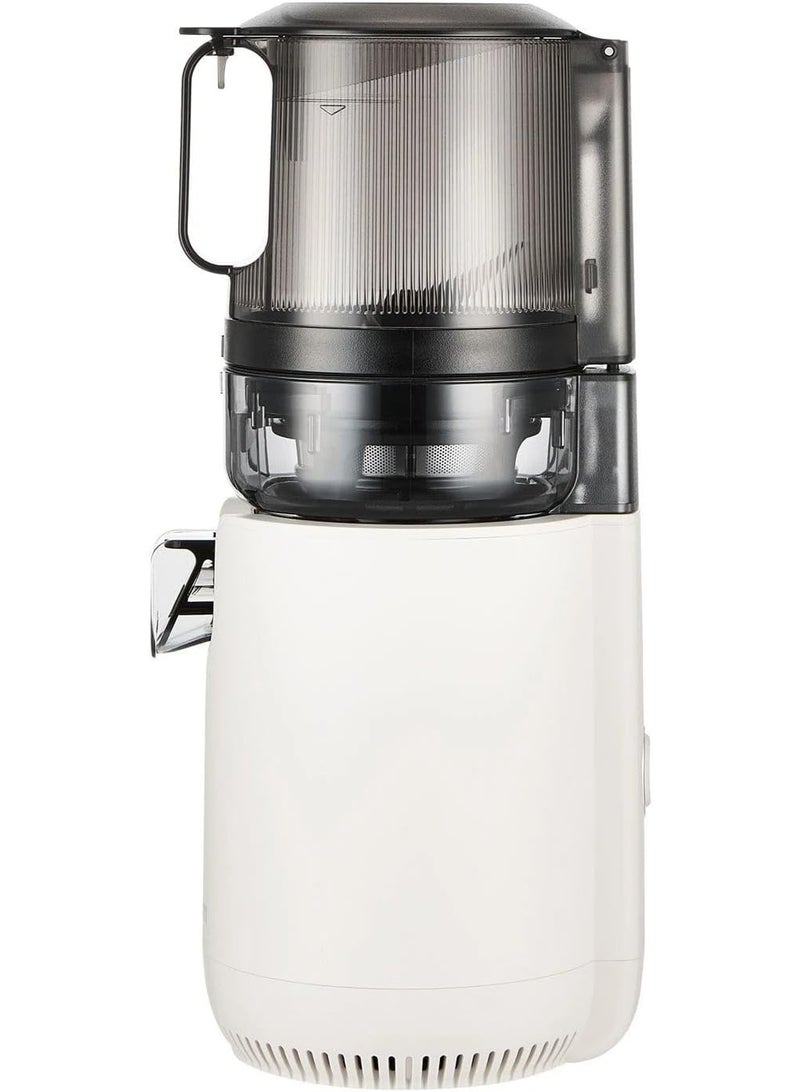 Hurom Cold Press Slow Juicer with Mega Hopper, 150W Quiet Motor, BPA-Free Juicer for Whole Fruits & Vegetables, Easy Clean Masticating Juicer Extractor, Space-Saving Design, Mushroom White E50ST - Image 3