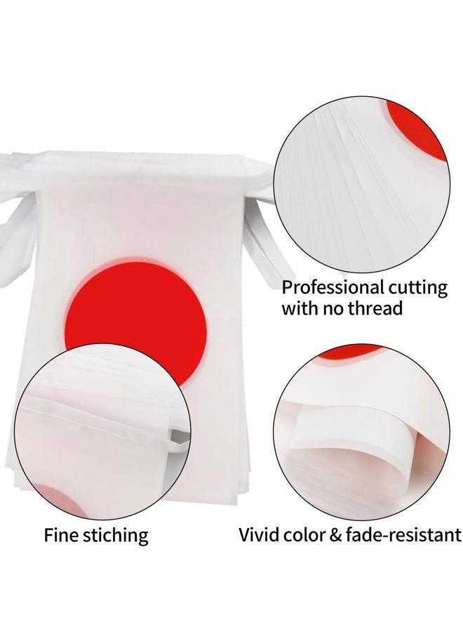 mflagperft Japan Flags Japanese Small String Mini Flag Pennant Banner Decorations - Image 5