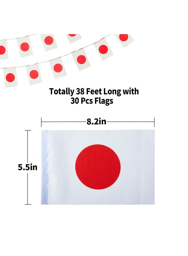 mflagperft Japan Flags Japanese Small String Mini Flag Pennant Banner Decorations - Image 4