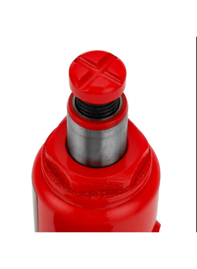 Geepas Hydraulic Bottle Jack- GAT59399/ 4 ton or 4000 kg Capacity, 195 to 380 mm Lifting Range/ Perfect for Car, Pickup Truck, Truck, RV, Auto Repair, Industrial Engineering/ Red - Image 3
