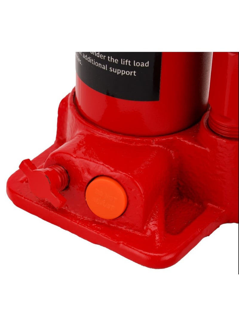 Geepas Hydraulic Bottle Jack- GAT59399/ 4 ton or 4000 kg Capacity, 195 to 380 mm Lifting Range/ Perfect for Car, Pickup Truck, Truck, RV, Auto Repair, Industrial Engineering/ Red - Image 4
