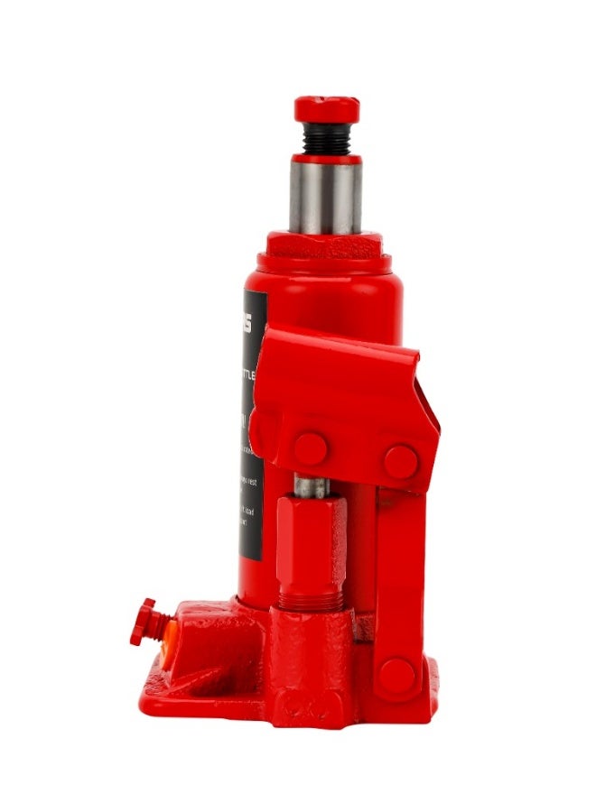 Geepas Hydraulic Bottle Jack- GAT59399/ 4 ton or 4000 kg Capacity, 195 to 380 mm Lifting Range/ Perfect for Car, Pickup Truck, Truck, RV, Auto Repair, Industrial Engineering/ Red - Image 5