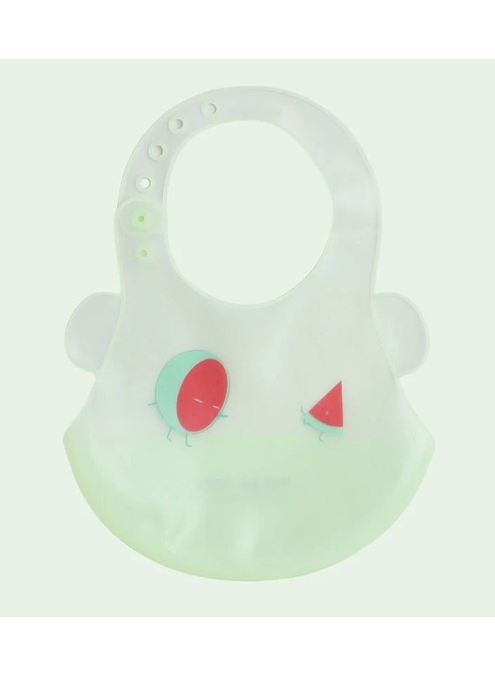 بولكاتوتس مريلة سيليكون مقاومة للماء مع جيب وأزرار قابلة للتعديل من بولكا توتس - بطيخ - Image 2