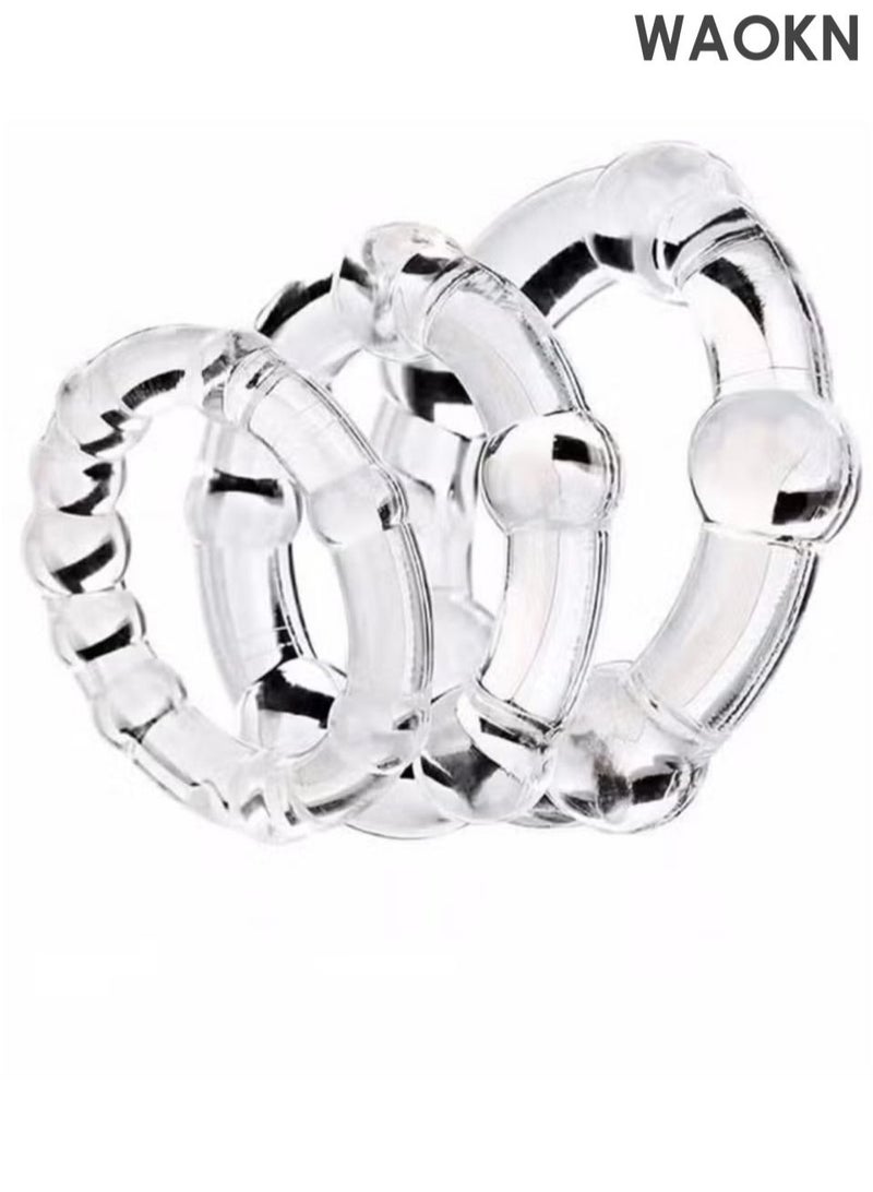 3 Pieces Silicone Ring Workout Rings
