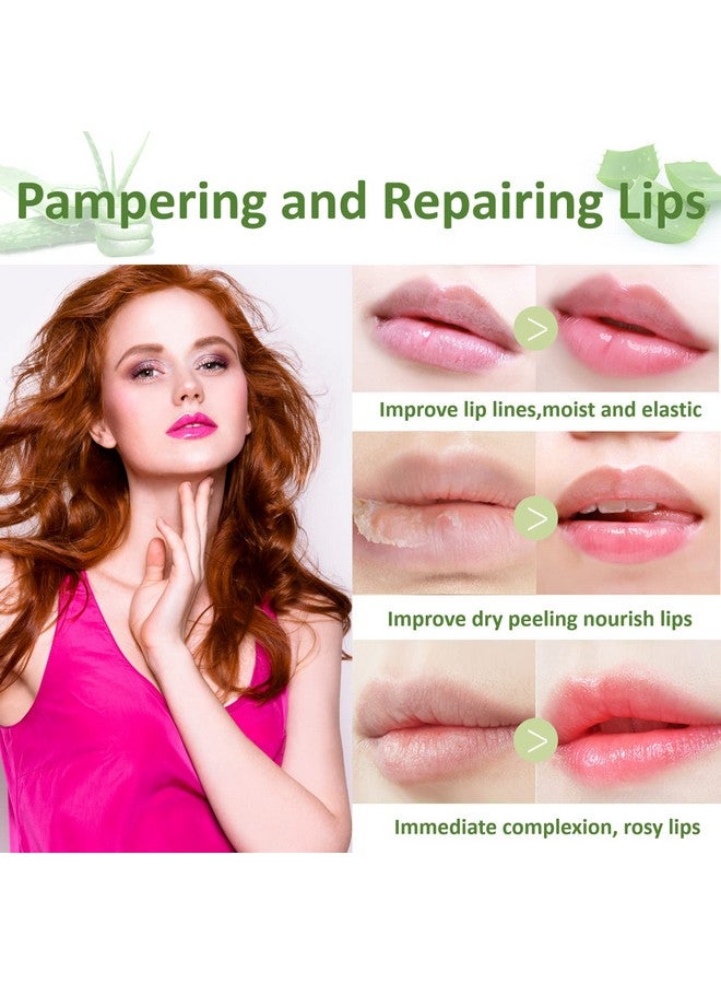LZYLLS 4 Pack Aloe Vera Lipsticklong Wear Nourishing Lip Stickwaterproof Moisturizing Color Changing Lip Balm Lipsticklip Glossmagic Temp Color Change Matte Lip Gloss Makeup - Image 5