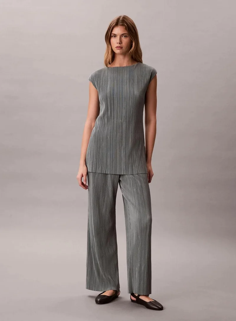 Calvin Klein Shadow Plisse Tunic for Women | Best Price UAE