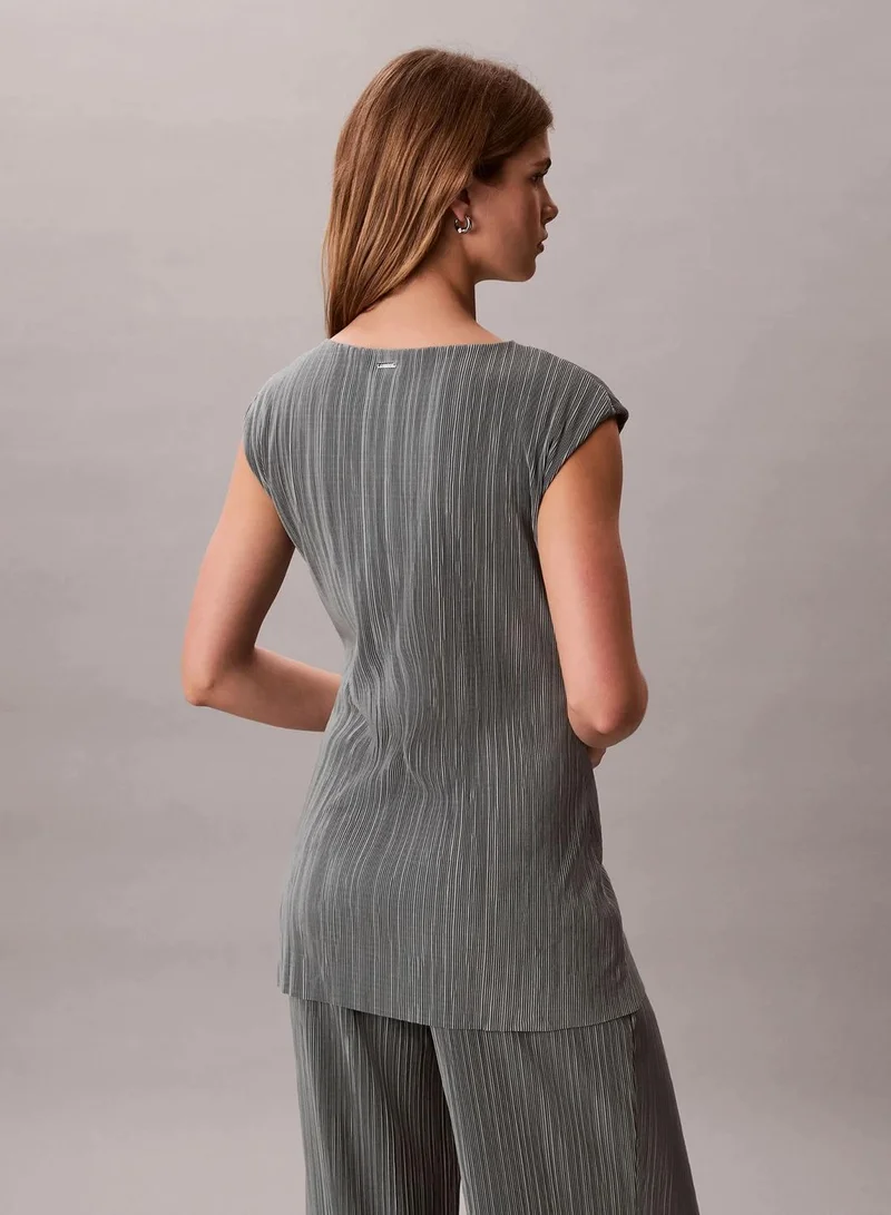 Calvin Klein Shadow Plisse Tunic for Women | Best Price UAE