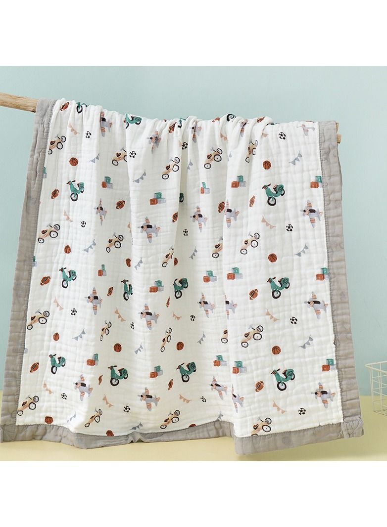 منشفة استحمام مطبوعة برسوم كرتونية من القطن الخالص