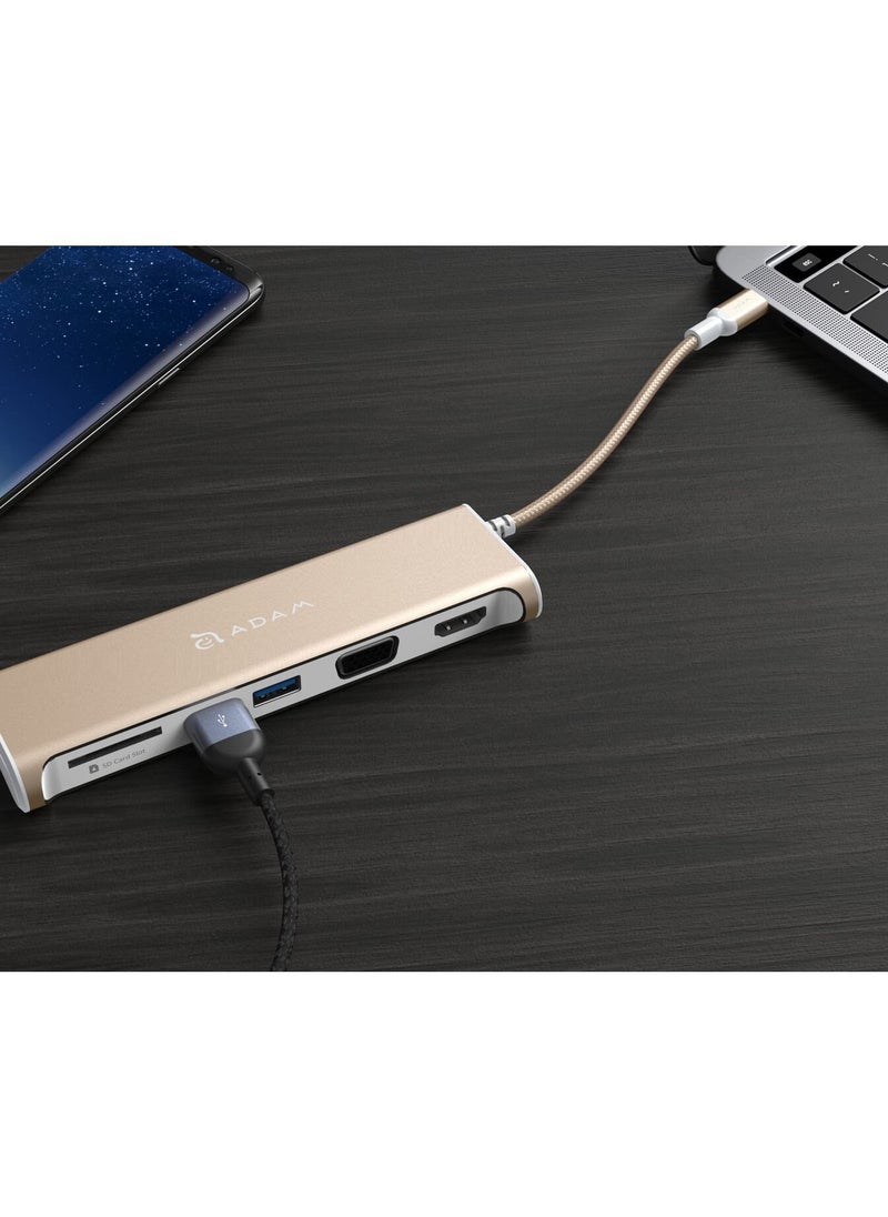 ADAM ELEMENTS Adam Elements CASA Hub A03 USB 3.1 USB Type-C 5 Port Display Hub  - Image 3