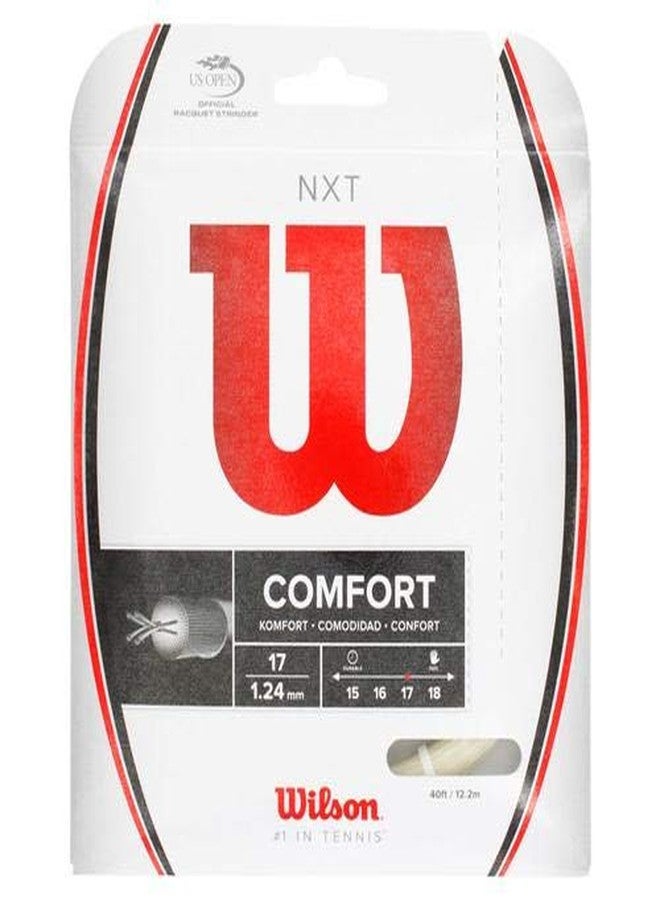 Wilson NXT Multifilament 17 Gauge Tennis Racket String in Natural Color - Image 4