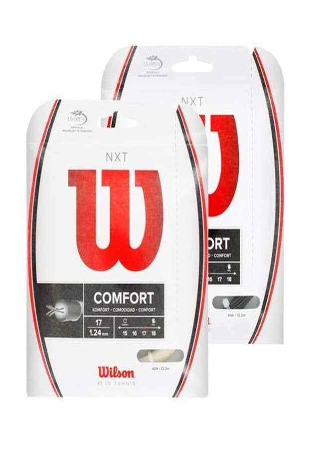 Wilson NXT Multifilament 17 Gauge Tennis Racket String in Natural Color - Image 2