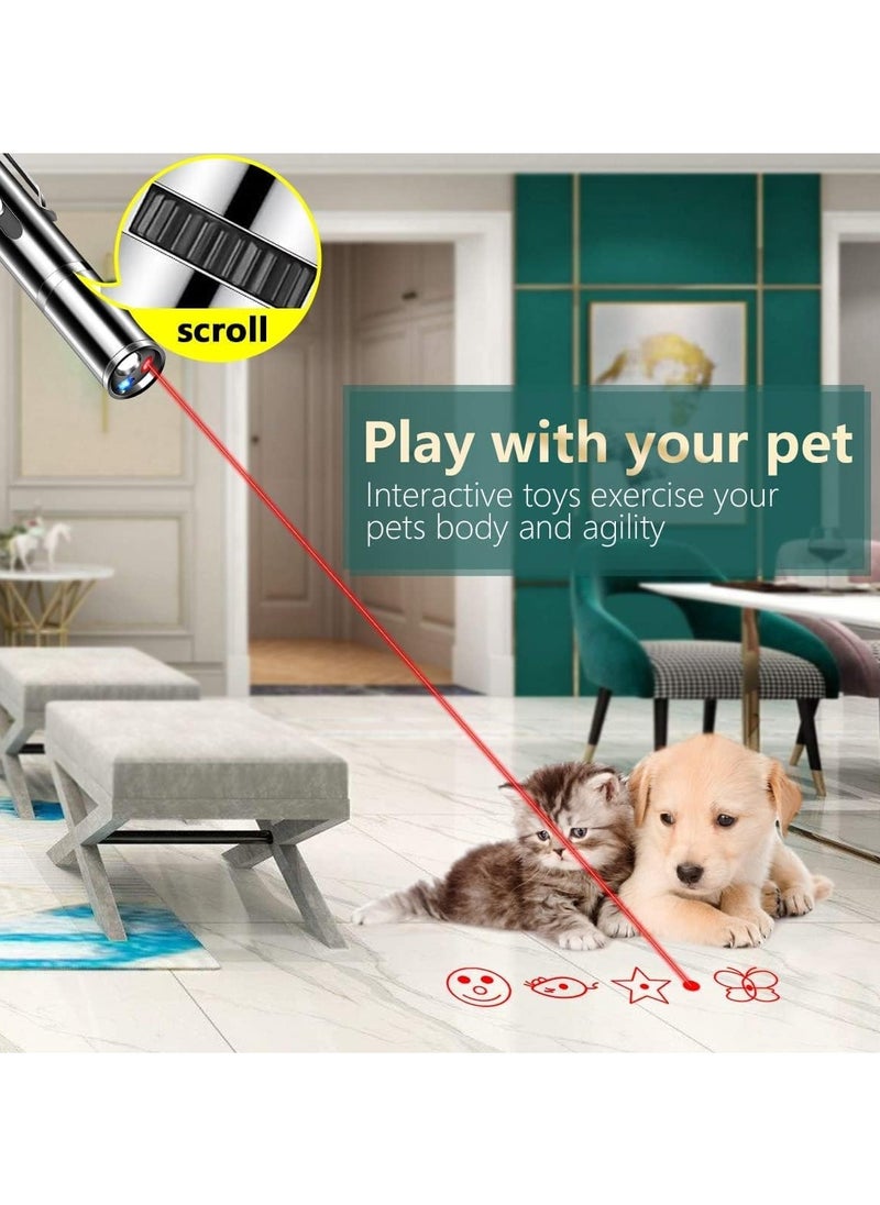NNEWVANTE - Laser Pointer Cat Toy, Dog Laser Pointer for Interactive Toys for Indoor Cats Dogs, Long Range 7Modes Lazer Projection Playpen for Kitten Outdoor Pet Chaser Tease - Image 1