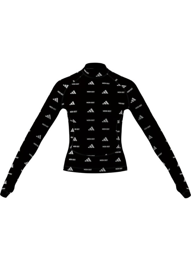 Adidas Long Sleeve Top Black Shirt (Long Sleeve) Other Shirts For Women - Image 2