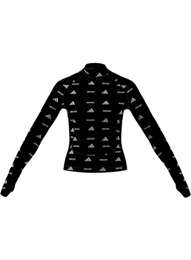 Adidas Long Sleeve Top Black Shirt (Long Sleeve) Other Shirts For Women - Image 4