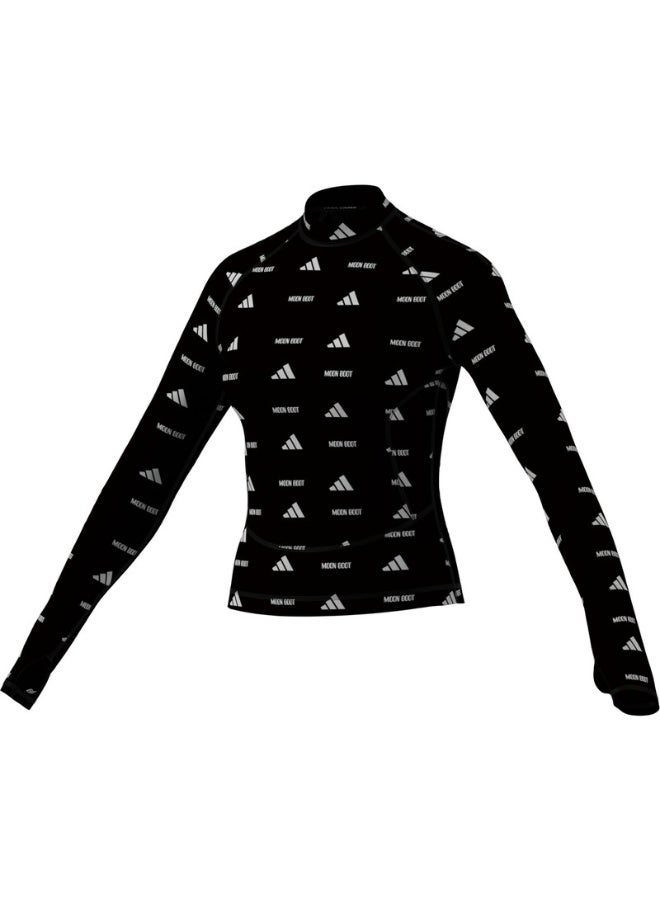 Adidas Long Sleeve Top Black Shirt (Long Sleeve) Other Shirts For Women - Image 1