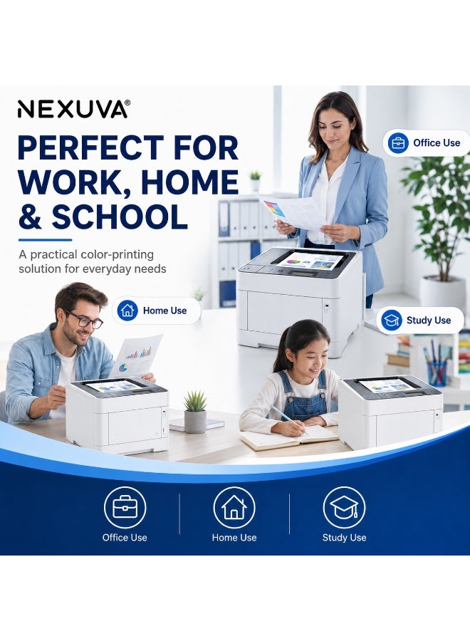 NEXUVA TN227 High-Yield Compatible Toner Cartridge Set for Brother HL-L3210CW, HL-L3230CDW, HL-L3270CDW, HL-L3290CDW, MFC-L3710CW, MFC-L3750CDW and MFC-L3770CDW – 4-Pack - Image 3