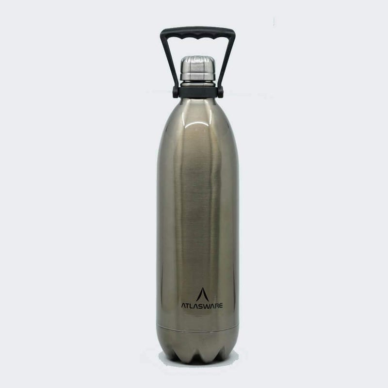 Atlasware 2000 ML Vacuum Flask - Silver - Image 1