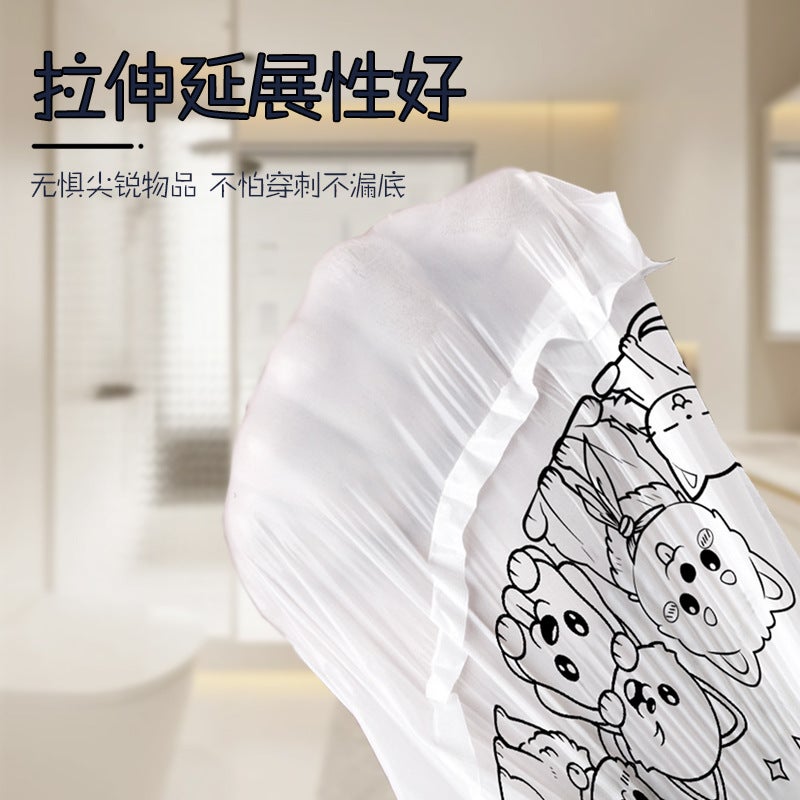 Vests Garbage Bag Cartoon Cute Dog Printing Plastic Bag Female Student Dormitory Garbage Bag Children'S Storage Bag - Image 4