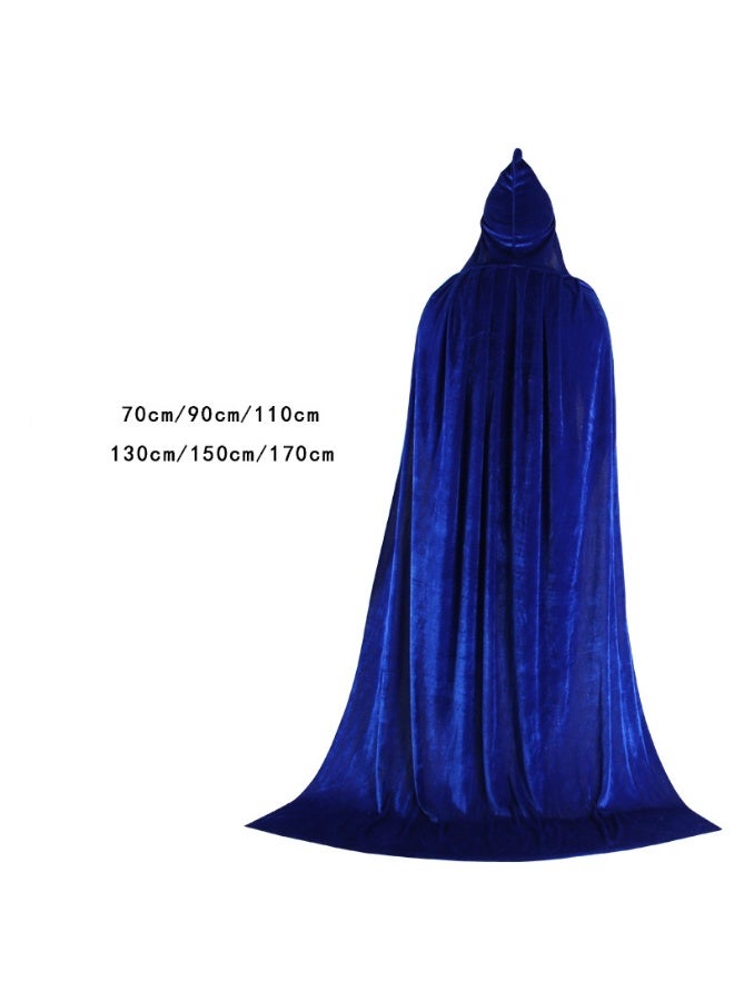 NIBEMINENT Halloween cape, masquerade, dance party costume, velvet witch cape, Death cloak and cape - Image 1