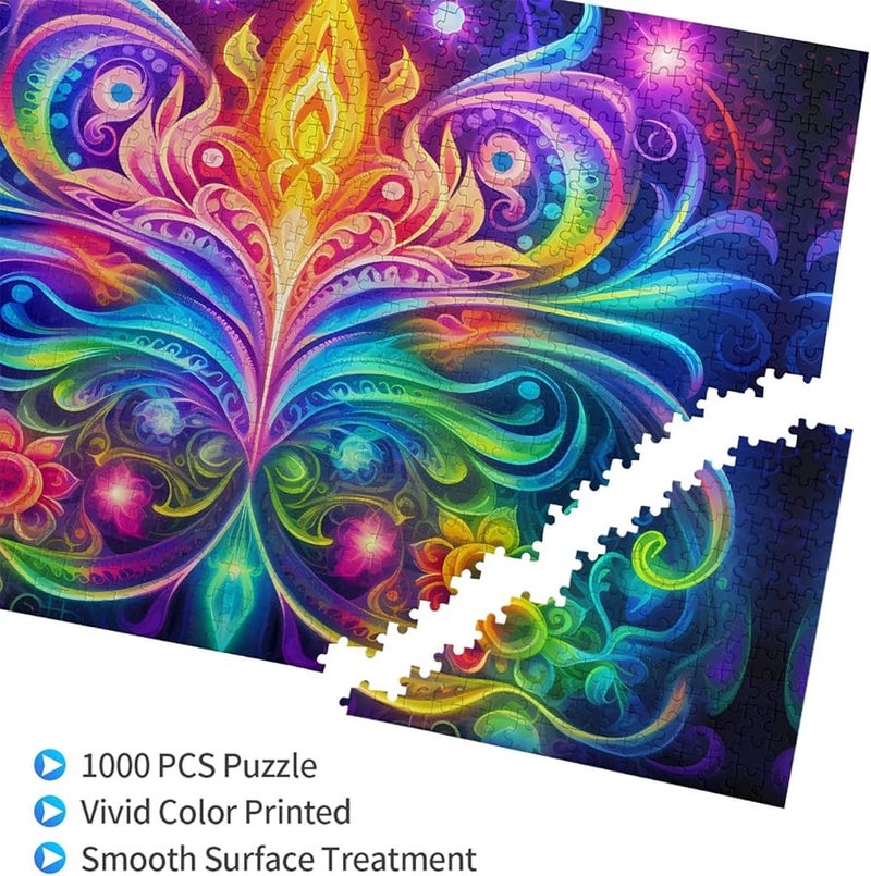 Phayah 1000 Piece Colorful Butterfly Jigsaw Puzzle For Adults Home Decor 29 5 X 19 7 Inches - Image 3