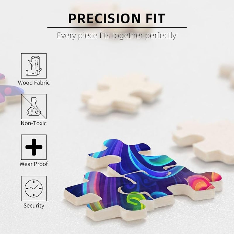 Phayah 1000 Piece Colorful Butterfly Jigsaw Puzzle For Adults Home Decor 29 5 X 19 7 Inches - Image 5