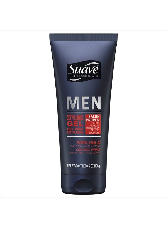 Suave Men Styling Gel, Firm Control, 7 oz - Image 1
