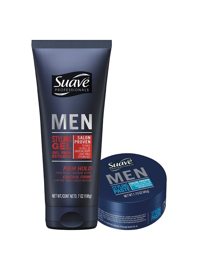 Suave Men Styling Gel, Firm Control, 7 oz - Image 5